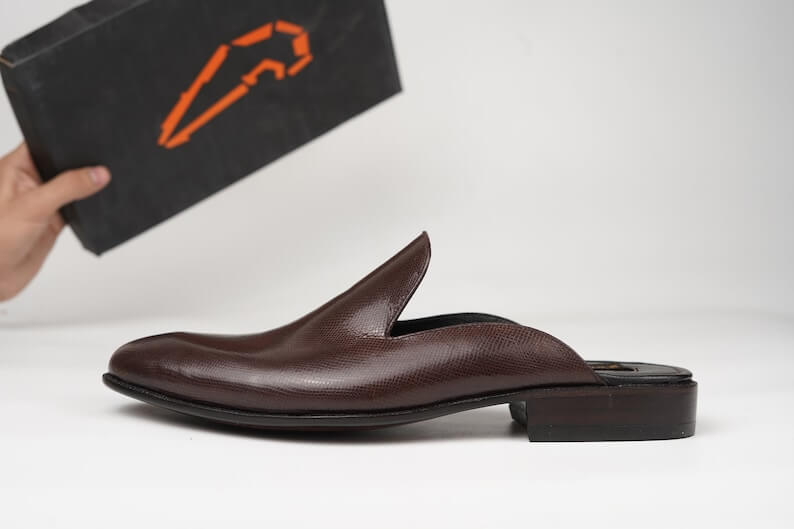 Men Black Aniline Horsebit loafer