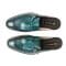 Turquoise Apron Toe Mules Backless Slip-On Loafers for Men Stylish Turquoise Loafer Mules Apron Toe Backless Slip-On Shoes Men’s Casual Turquoise Mules Elegant Backless Loafers Turquoise Slip-On Loafers Comfortable Apron Toe Mules Fashionable Backless Loafers for Men Unique Turquoise Slip-On Shoes