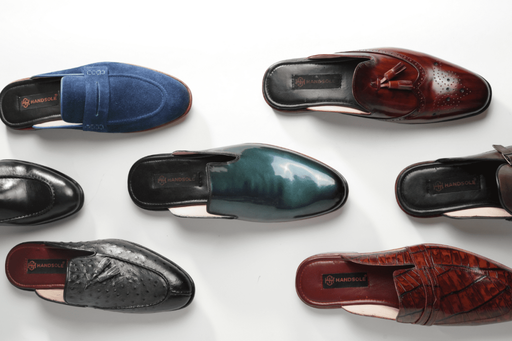 Handmade leather mule for men – Handsole signature slip-on