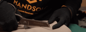 Handmade Leather Shoe Makers crafting a hand-welted shoe